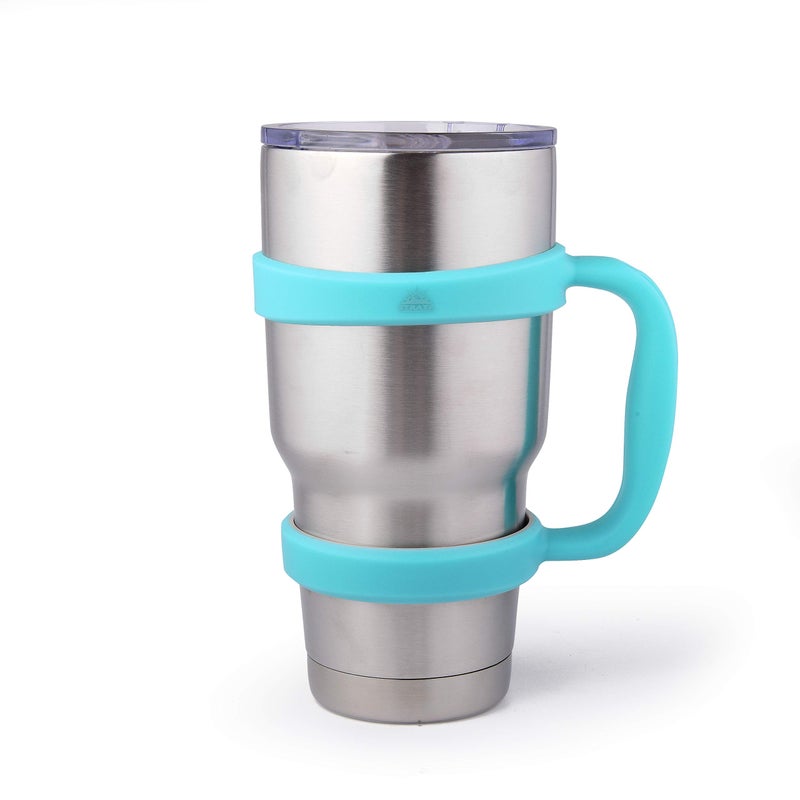 STRATA CUPS 30oz Tumbler Handle (Teal) Available For 30oz YETI Tumbler, OZARK TRAIL, Rambler Tumbler - BPA FREE - Image 3